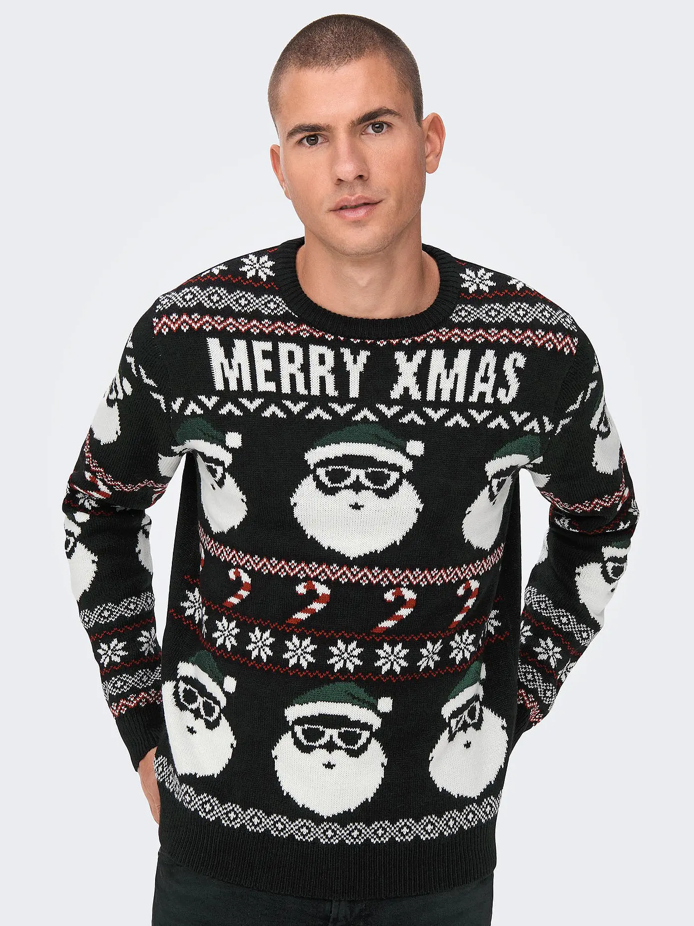 ONLY & SONS | Pullover ONSXMAS  | schwarz