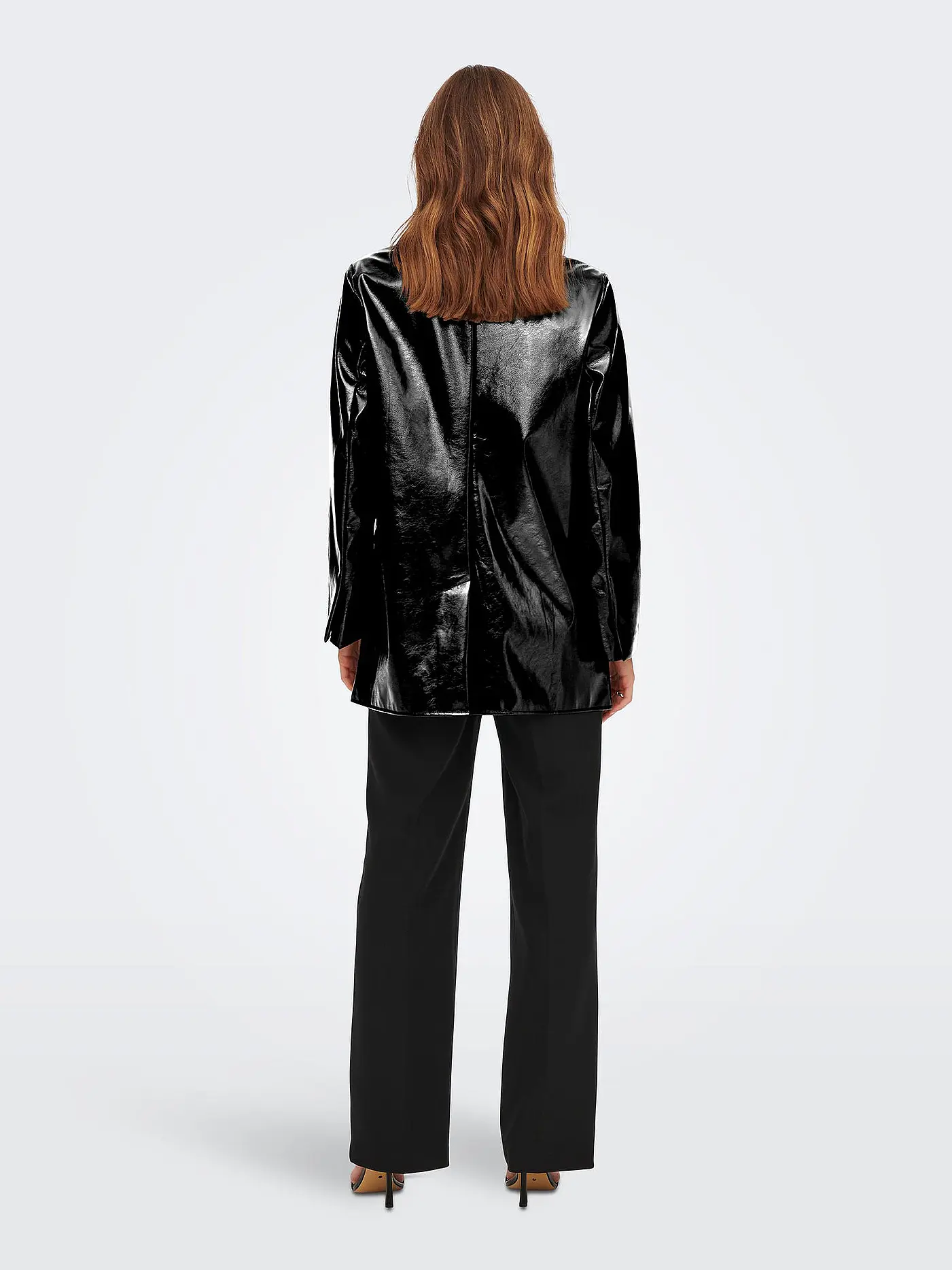 ONLY | Blazer in Lederoptik ONLLANA-RUTH | schwarz