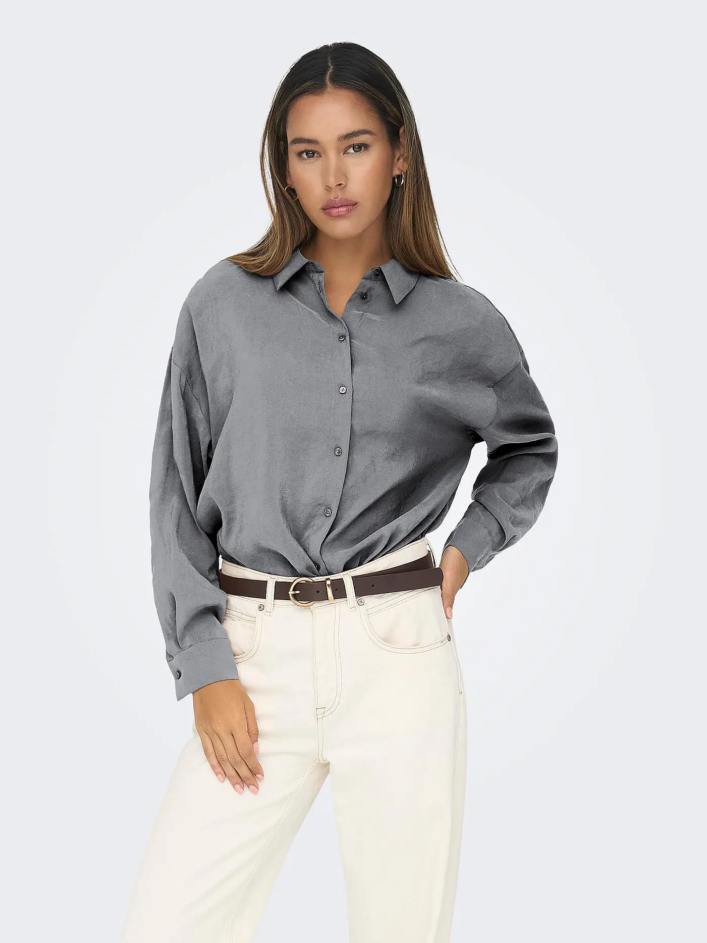 ONLY | Bluse ONLIRIS | grau
