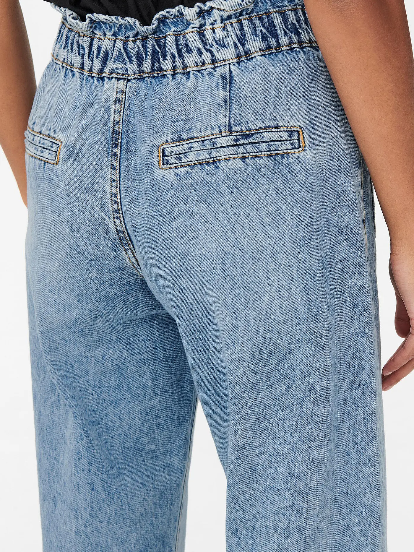 ONLY | Highwaist Jeans Mom Fit | hellblau