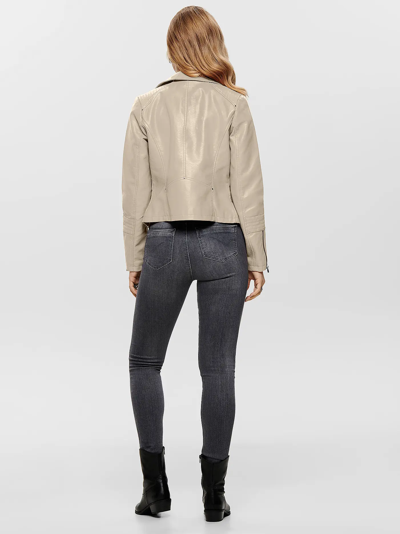 ONLY | Jacke in Lederoptik ONLGEMMA | creme