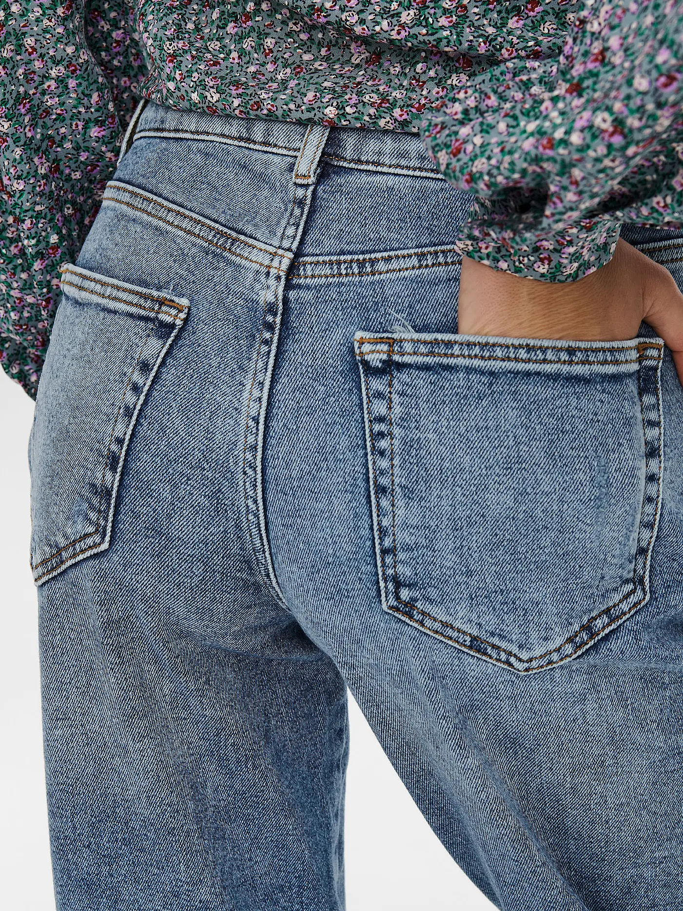 ONLY | Jeans Balloon Fit 7/8 ONLTROY  | blau