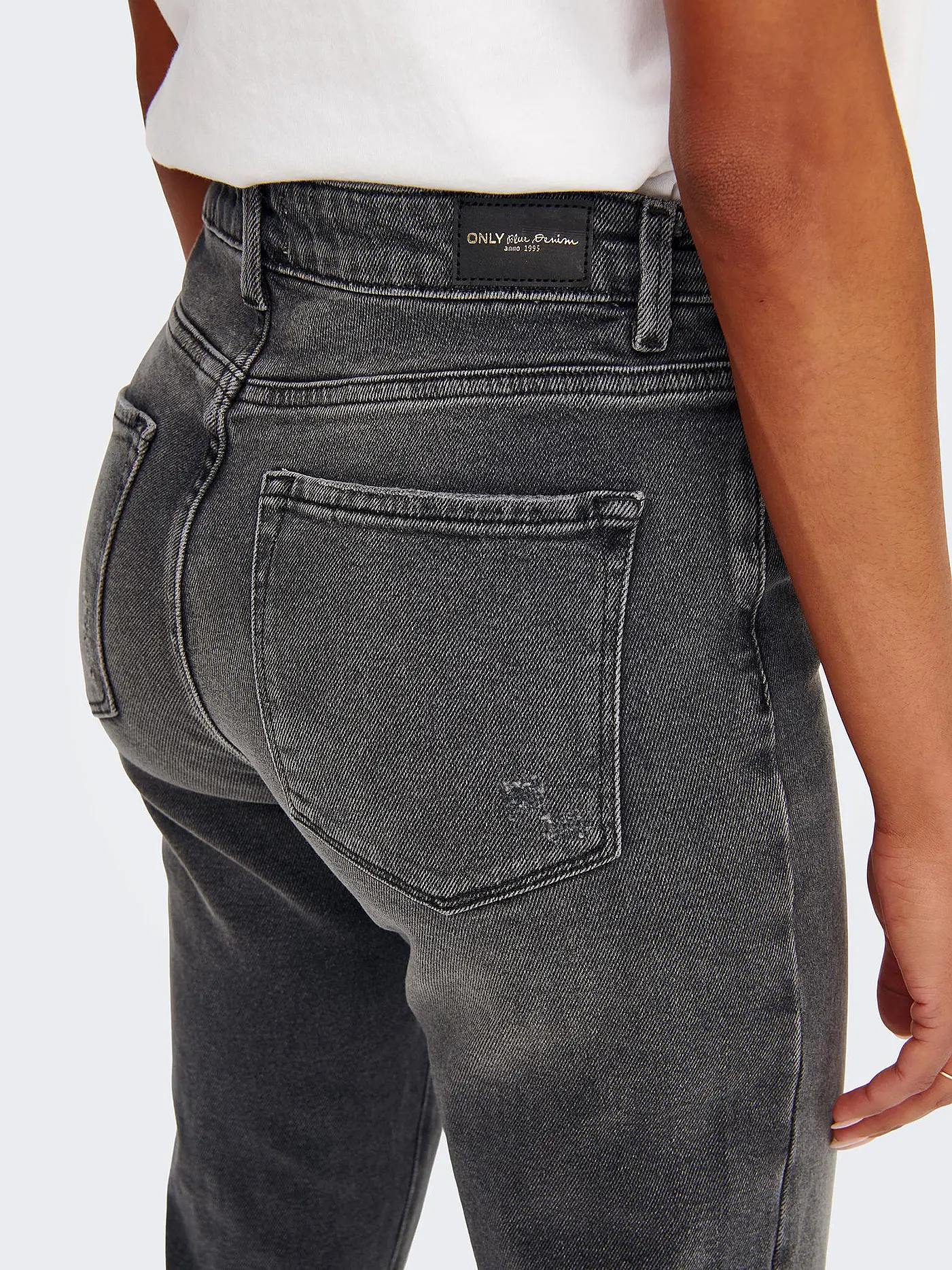 ONLY | Jeans Mom Fit ONLEMILY  7/8 | grau