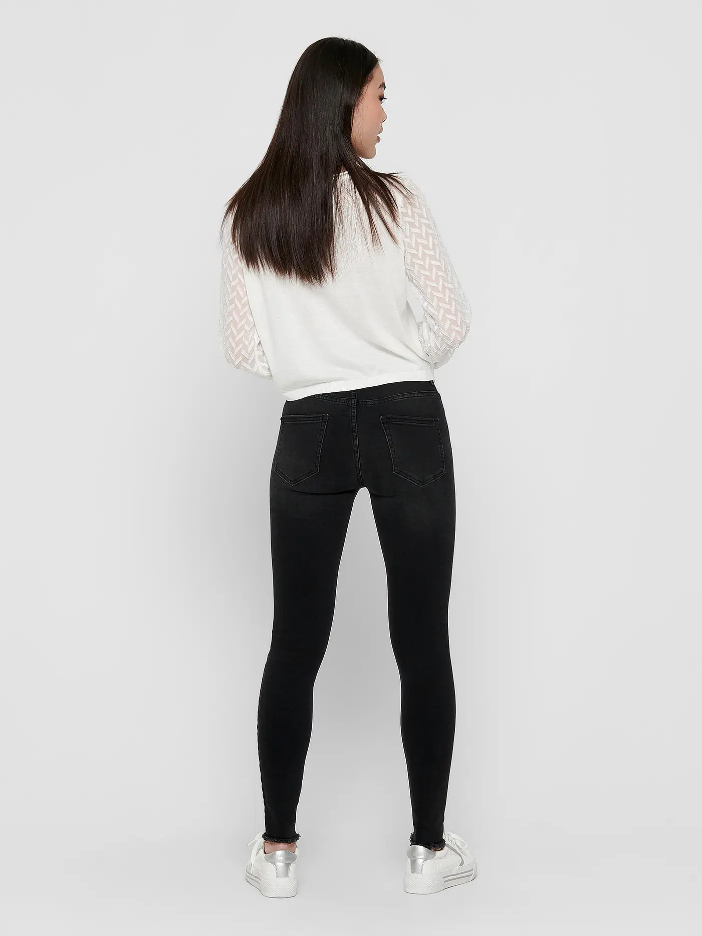 ONLY | Jeans Skinny Fit 7/8 ONLBLUSH | schwarz