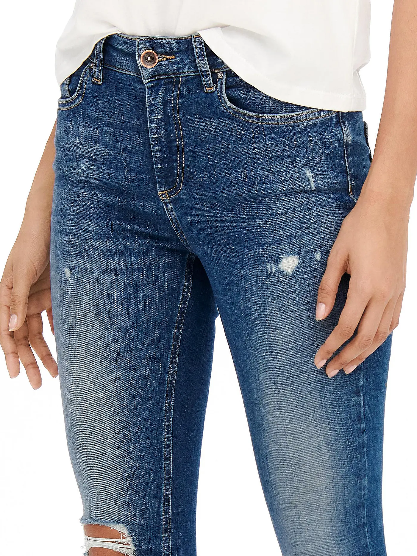 ONLY | Jeans Skinny Fit ONLBLUSH  | blau