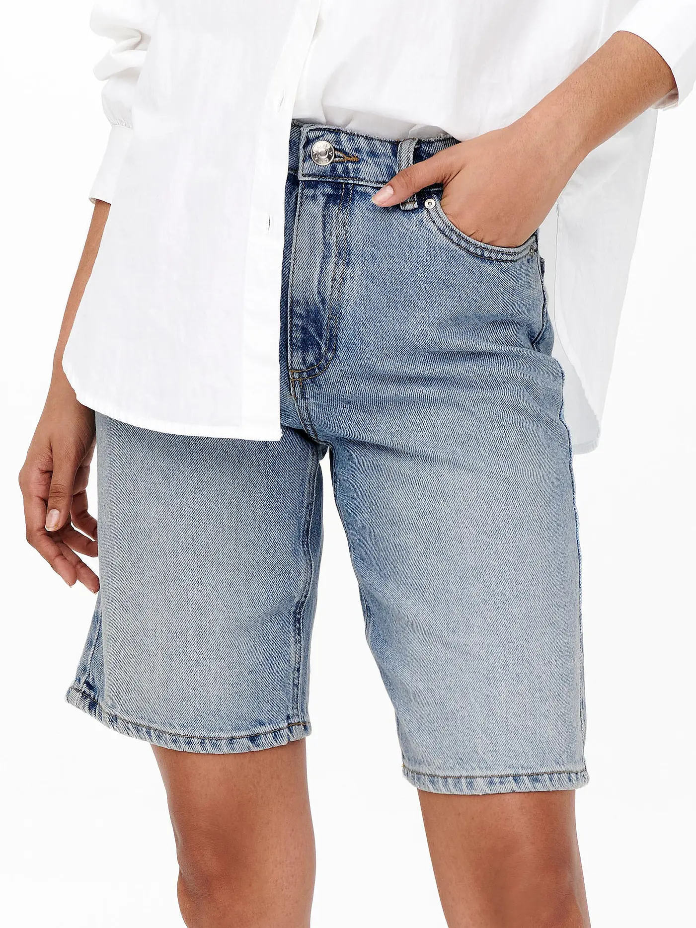 ONLY | Jeansbermuda Onlsonny  | hellblau