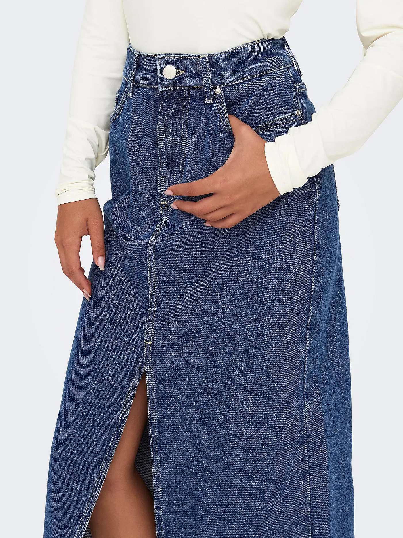 ONLY | Jeansrock ONLBIANCA | blau