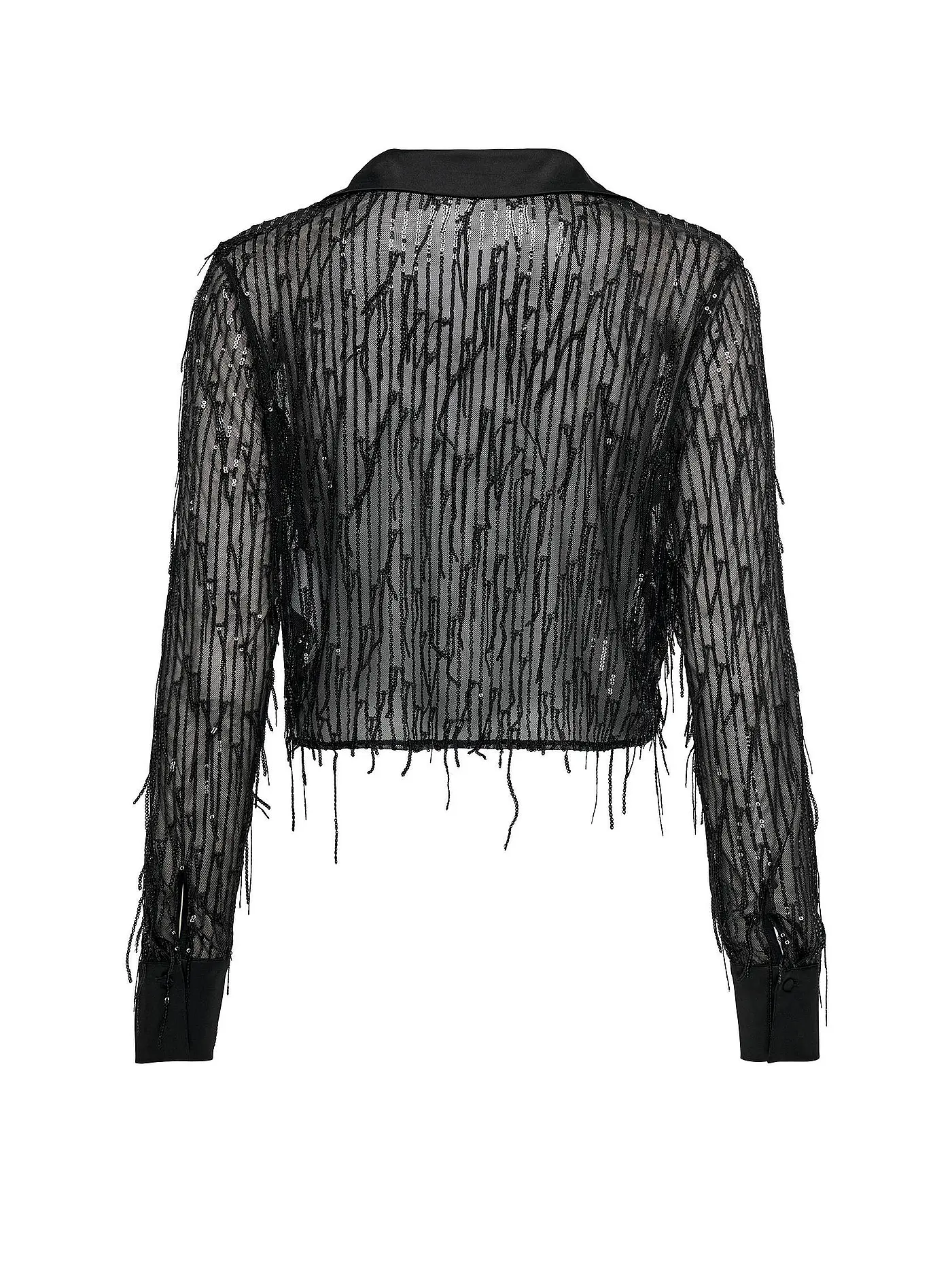ONLY | Langarmshirt ONLSPACY | schwarz