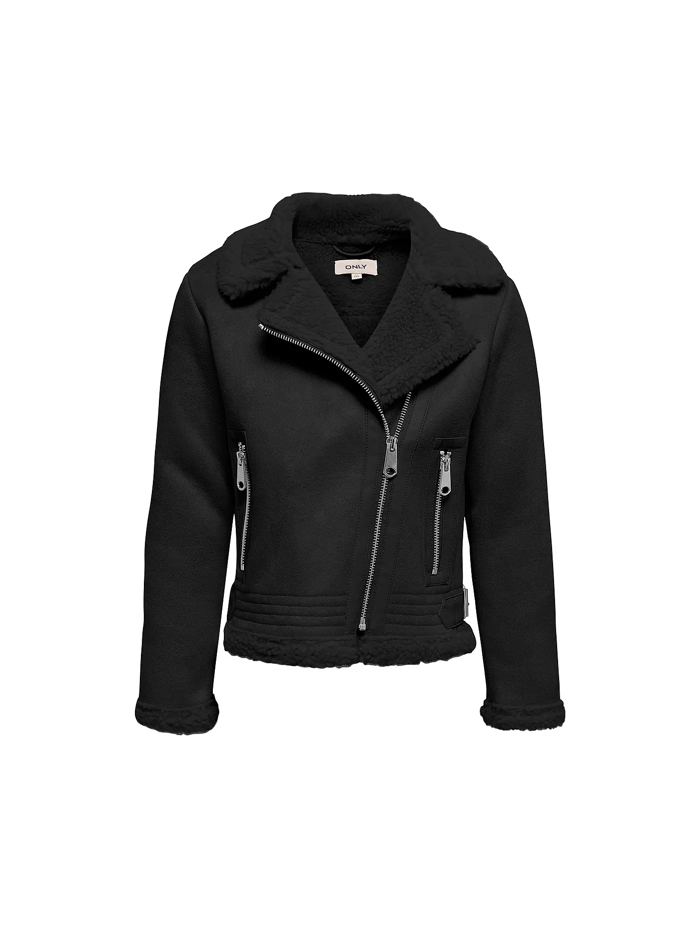 ONLY | Mädchen Jacke in Lederoptik KOGDIANA | schwarz