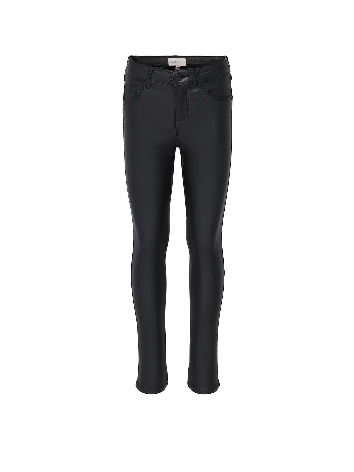 ONLY | Mädchen Jeans in Lederoptik Slim Fit KONROYAL  | schwarz