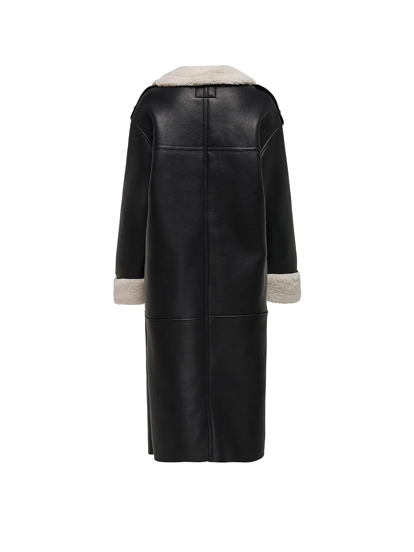 ONLY | Mantel in Shearling Optik ONLVIVA  | schwarz