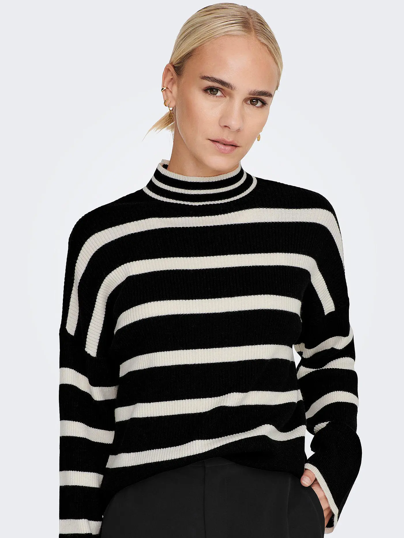 ONLY | Rollkragenpullover ONLIBI | schwarz