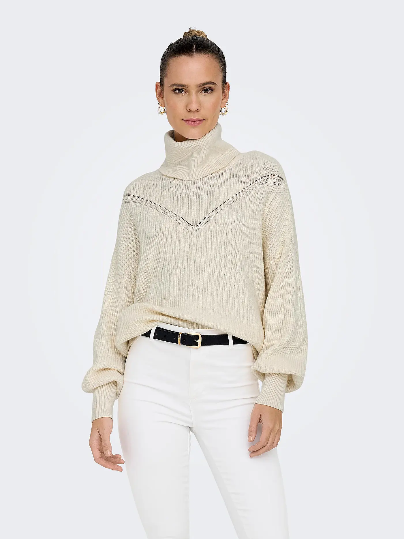 ONLY | Rollkragenpullover ONLKATIA | hellgrau