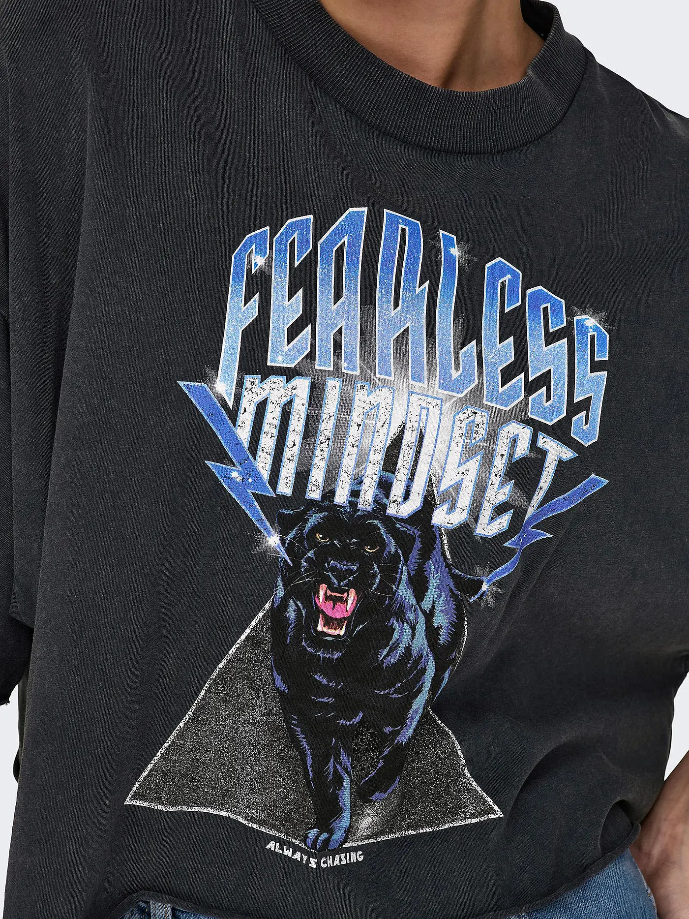 ONLY | T-Shirt ONLLUCY | schwarz