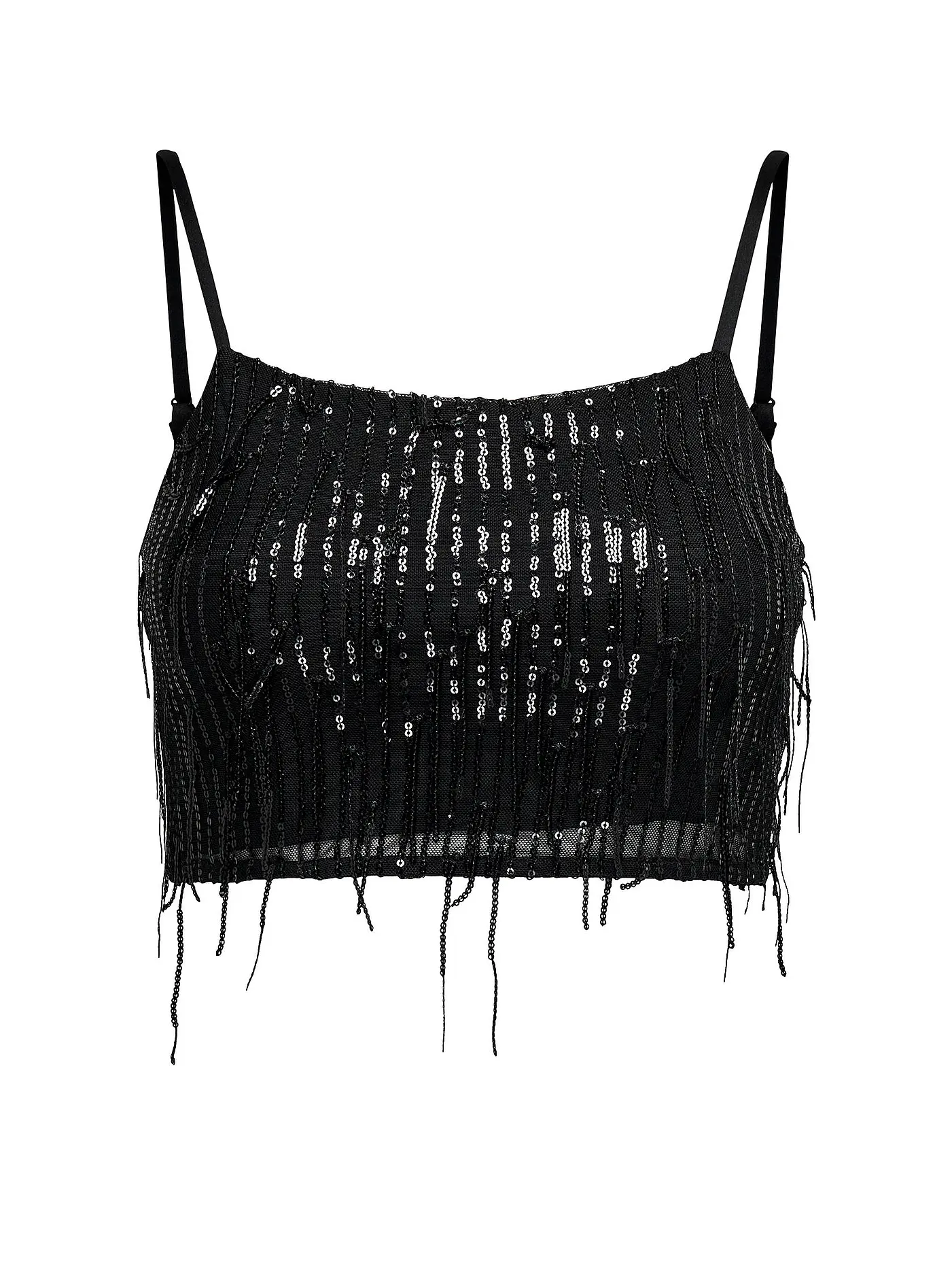 ONLY | Top Cropped Fit ONLSPACY | schwarz