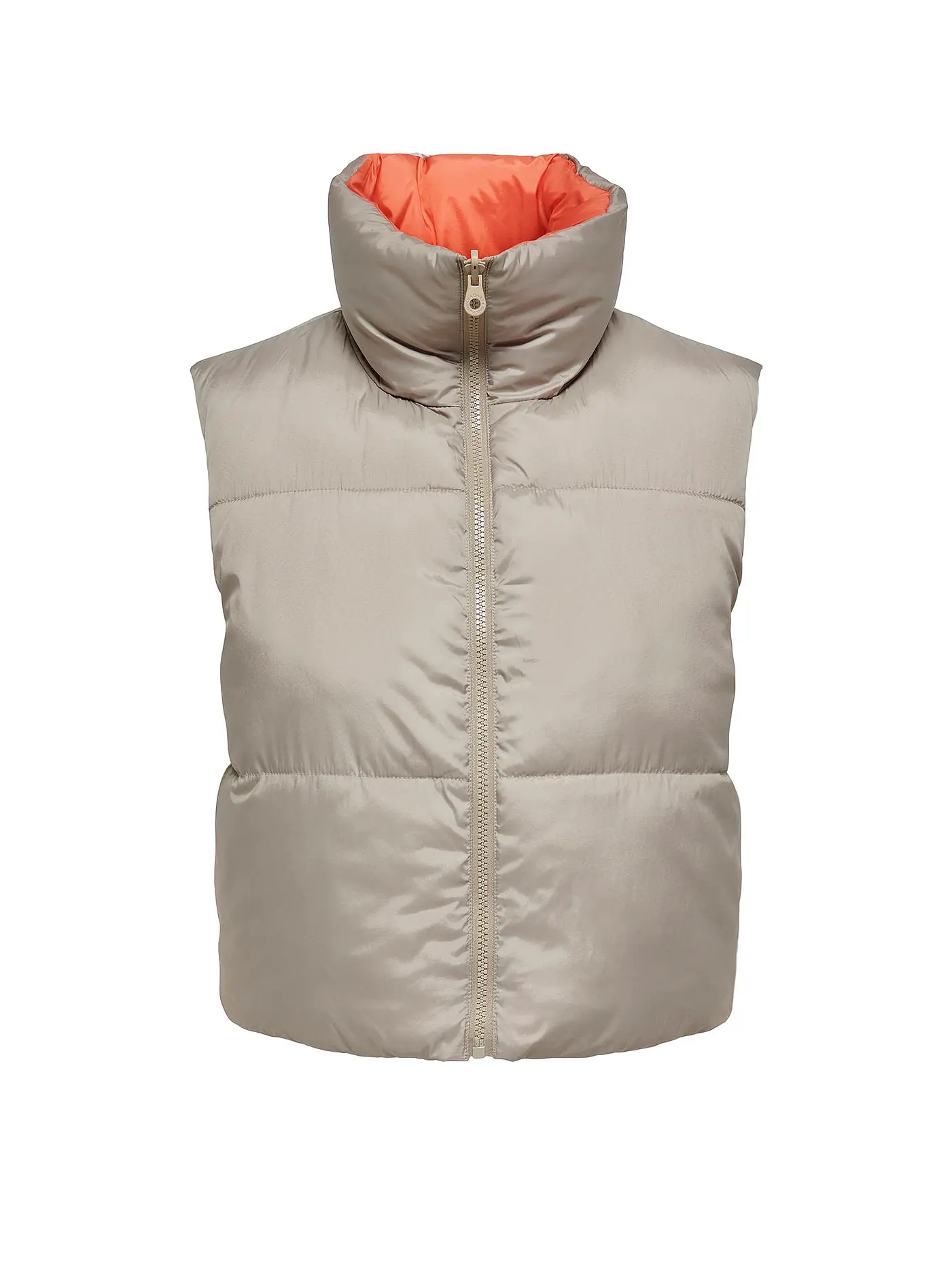 ONLY | Wendesteppgilet Cropped Fit ONLRICKY  | beige