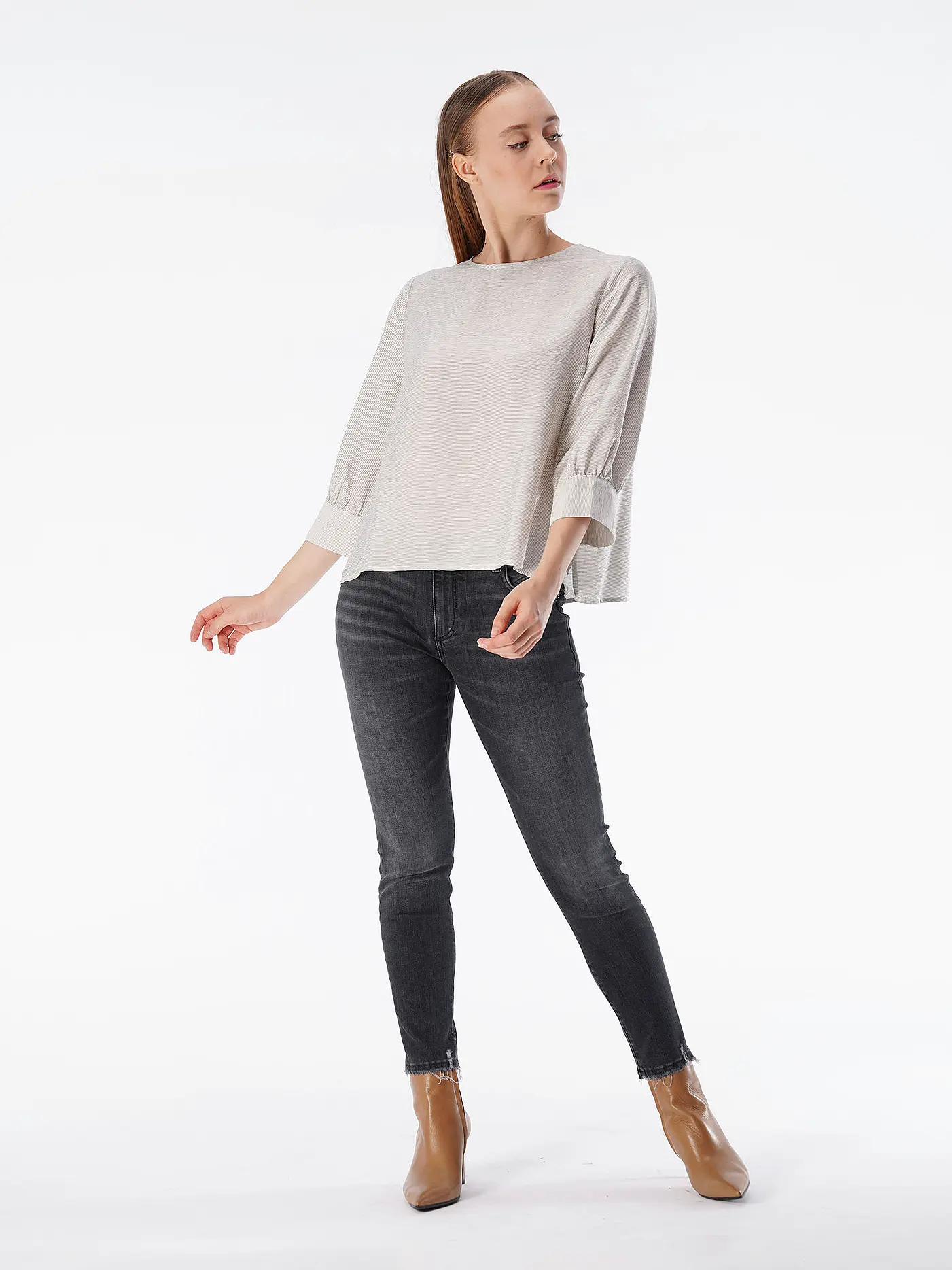 OPUS | Bluse FERLANA | weiss