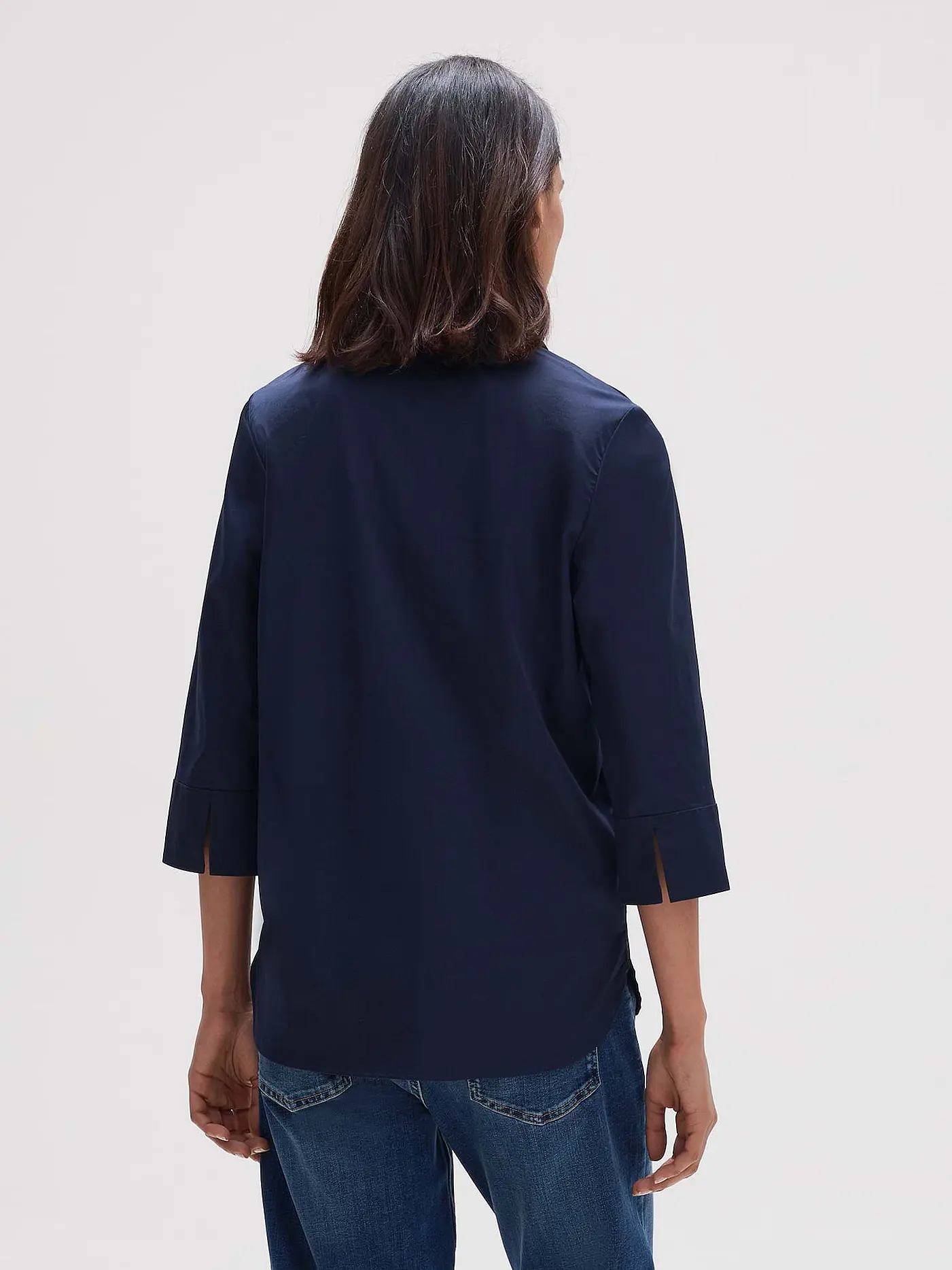 OPUS | Bluse FOLEO | dunkelblau