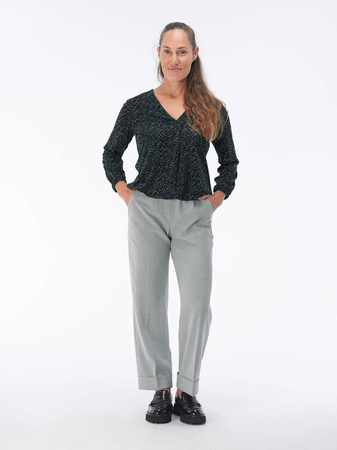 OPUS | Blusenshirt SANNAH SPLENDID | schwarz