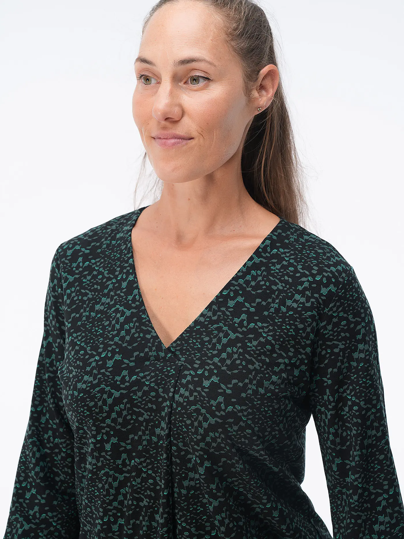 OPUS | Blusenshirt SANNAH SPLENDID | schwarz