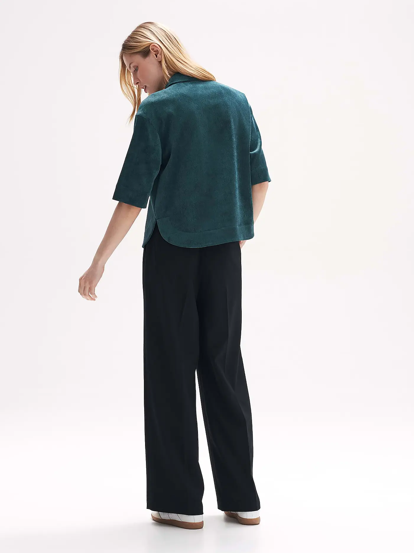 OPUS | Cordbluse FEPPA | petrol