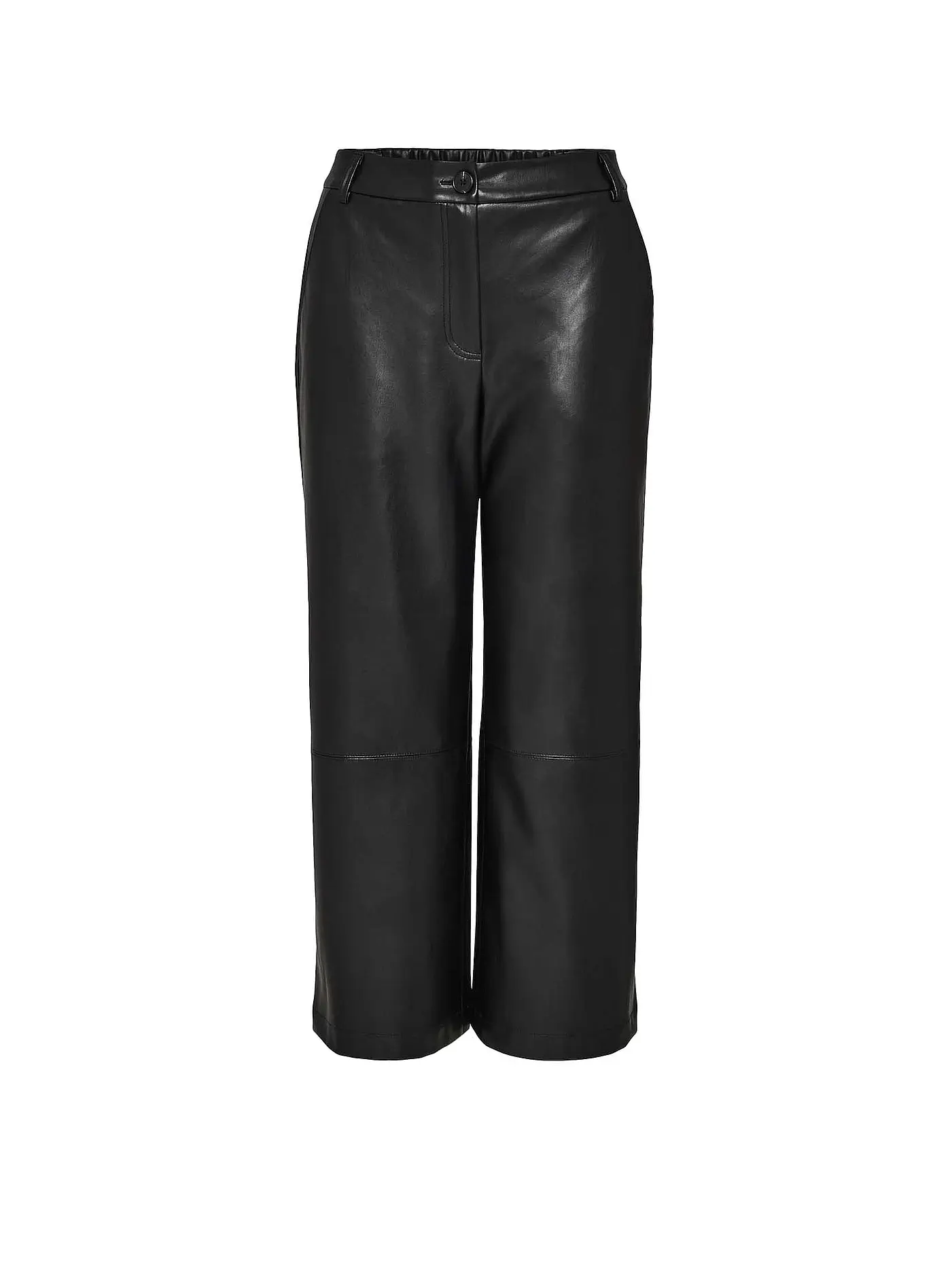 OPUS | Culotte in Lederoptik MELMI | schwarz
