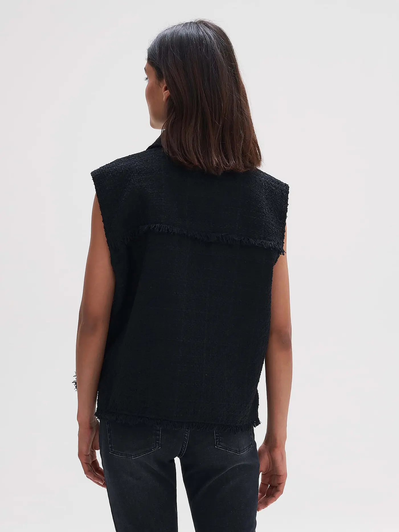 OPUS | Gilet - Weste WAPILE  | schwarz