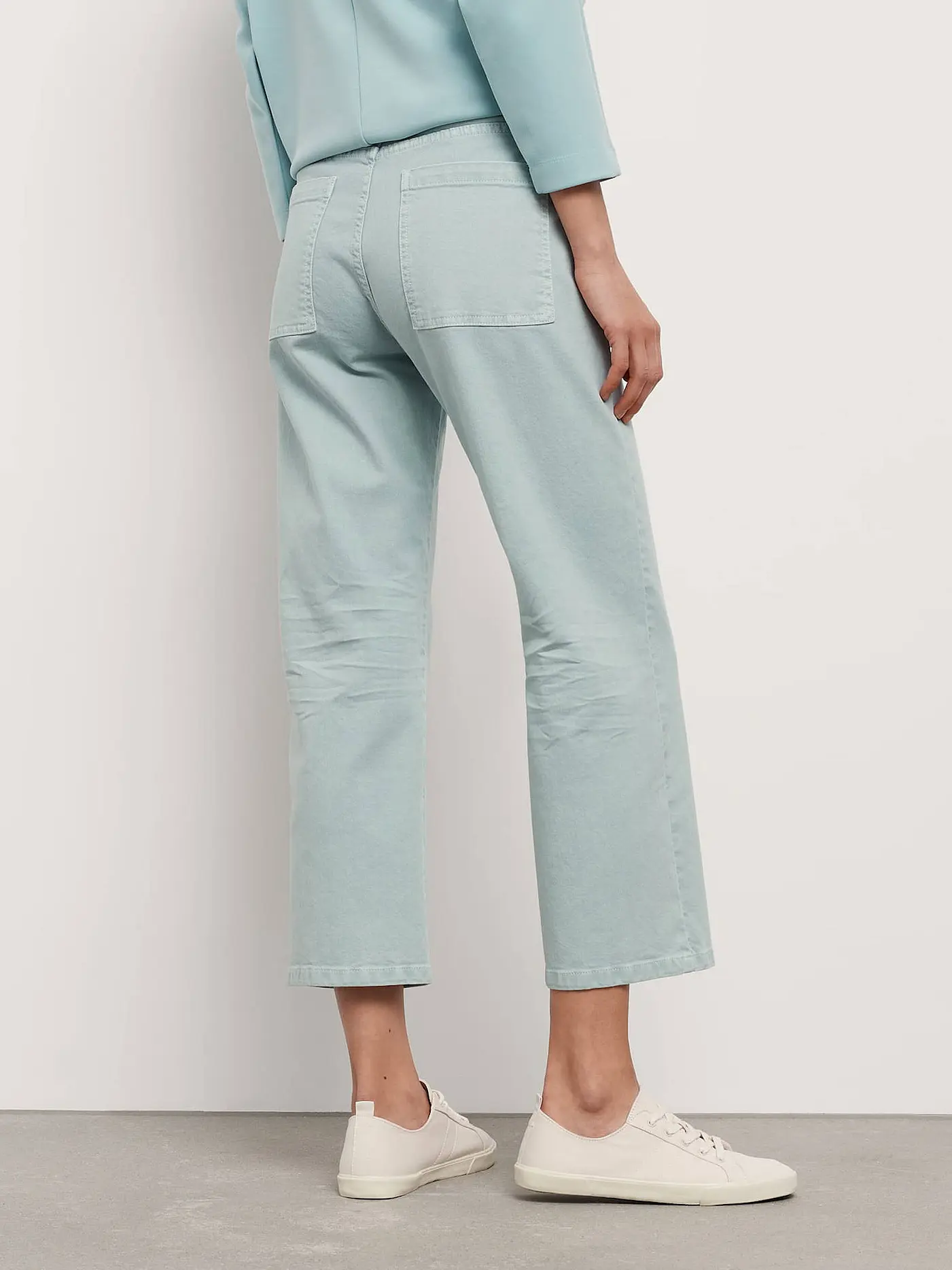 OPUS | Jeans Flared Marny Fresh  | grün