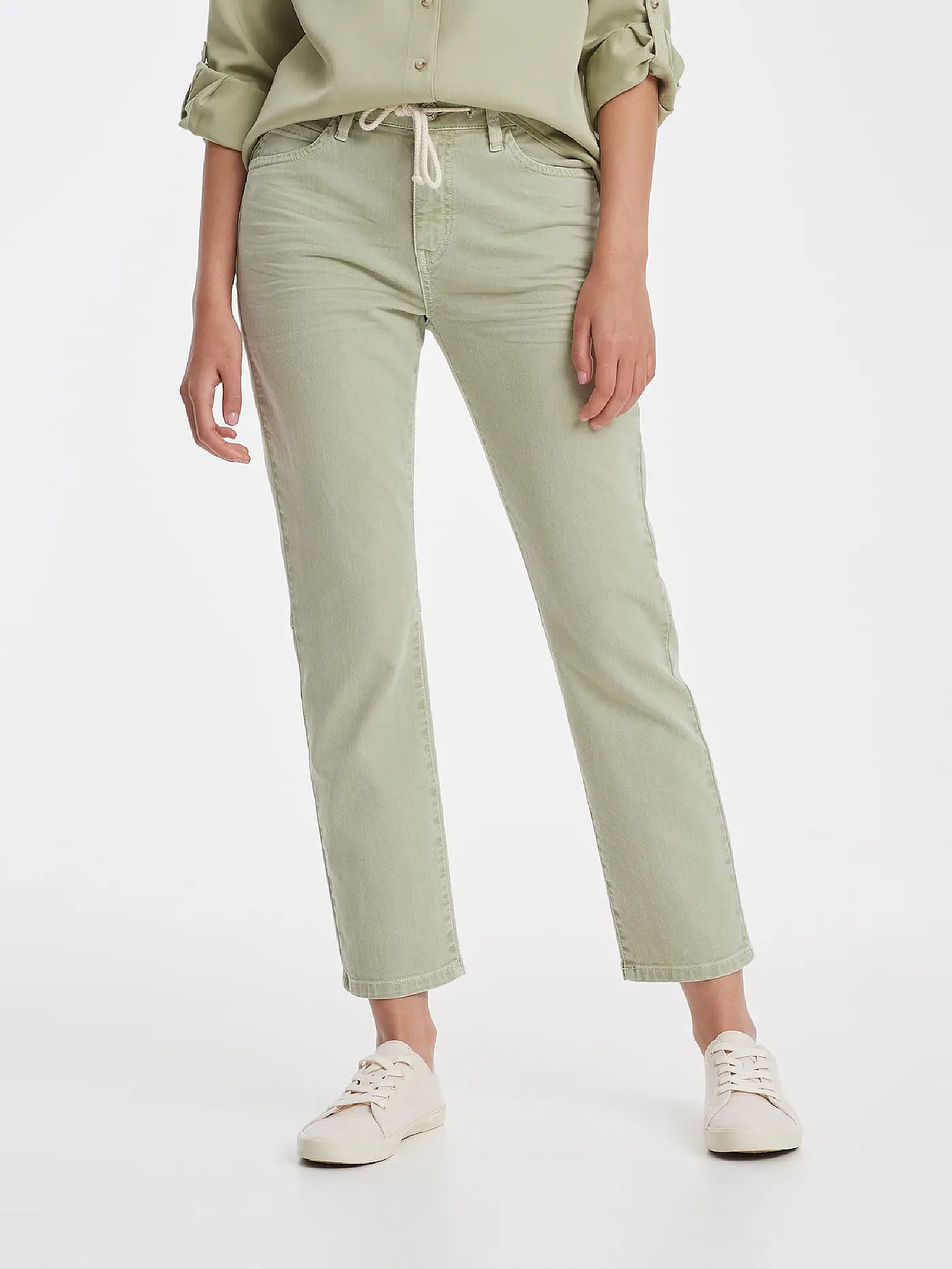 OPUS | Jeans Jogging Fit Louis | grün