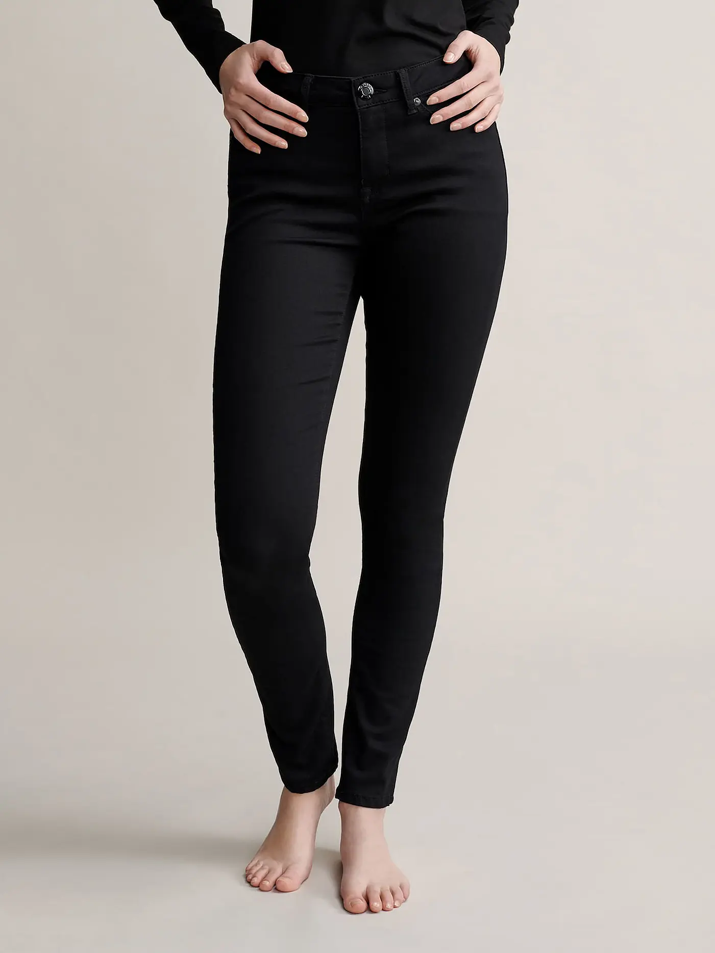 OPUS | Jeans Skinny Fit ELMA | schwarz