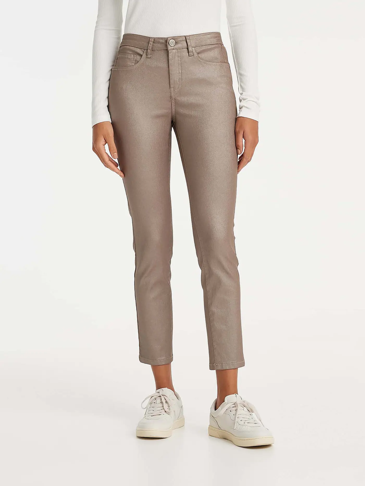 OPUS | Jeans Skinny Fit EMILY GLAM | beige