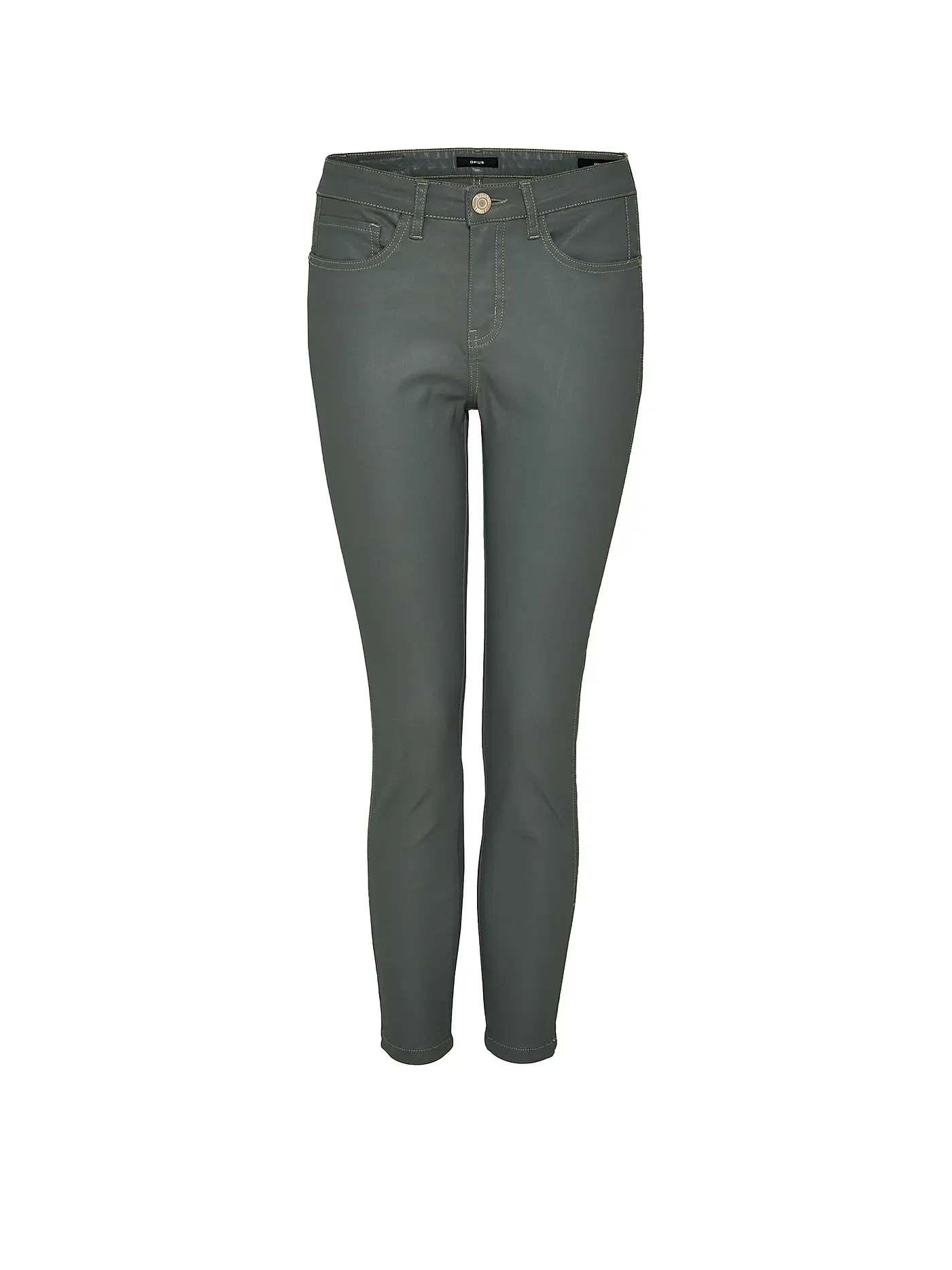 OPUS | Jeans Skinny Fit EMILY ZIP | grau