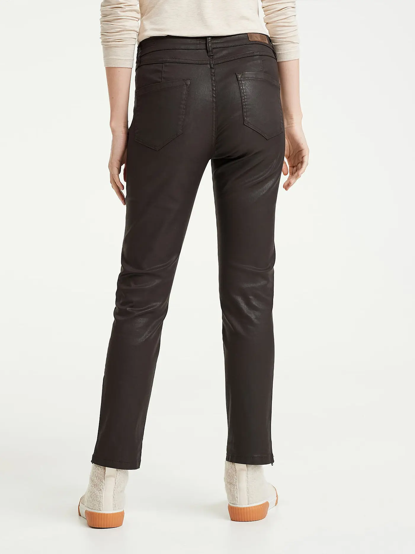 OPUS | Jeans Skinny Fit EMILY ZIP | braun