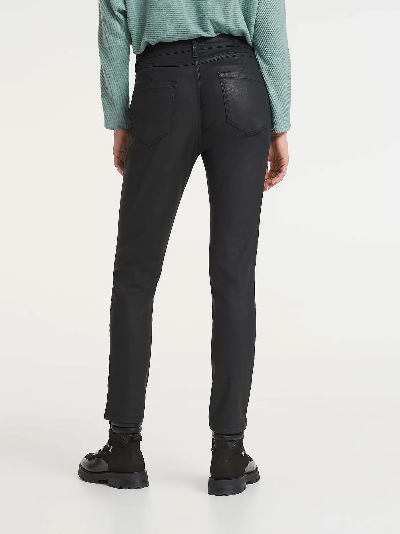 OPUS | Jeans Skinny Fit EMILY ZIP | schwarz