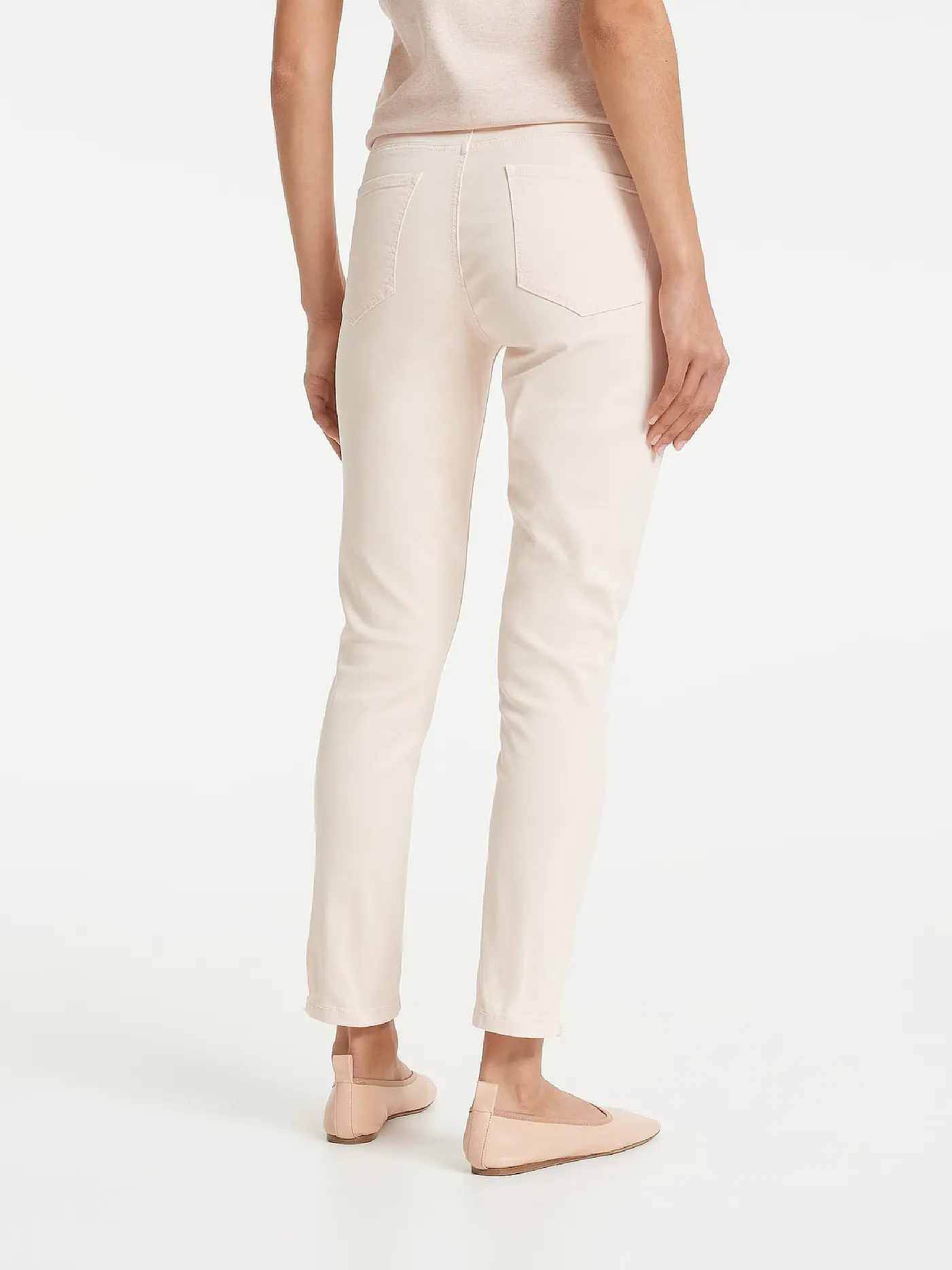 OPUS | Jeans Slim Fit Elma Detail | rosa