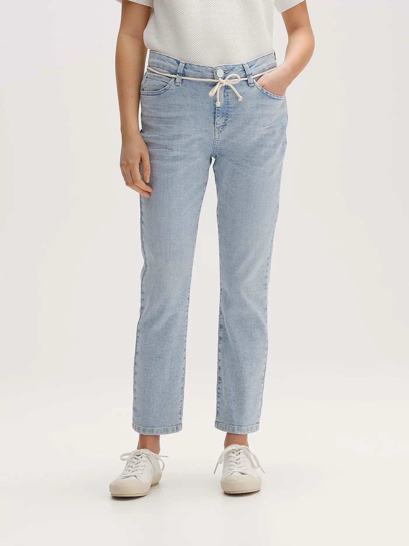 OPUS | Jeans Slim Fit LOUIS DESTROYED | blau