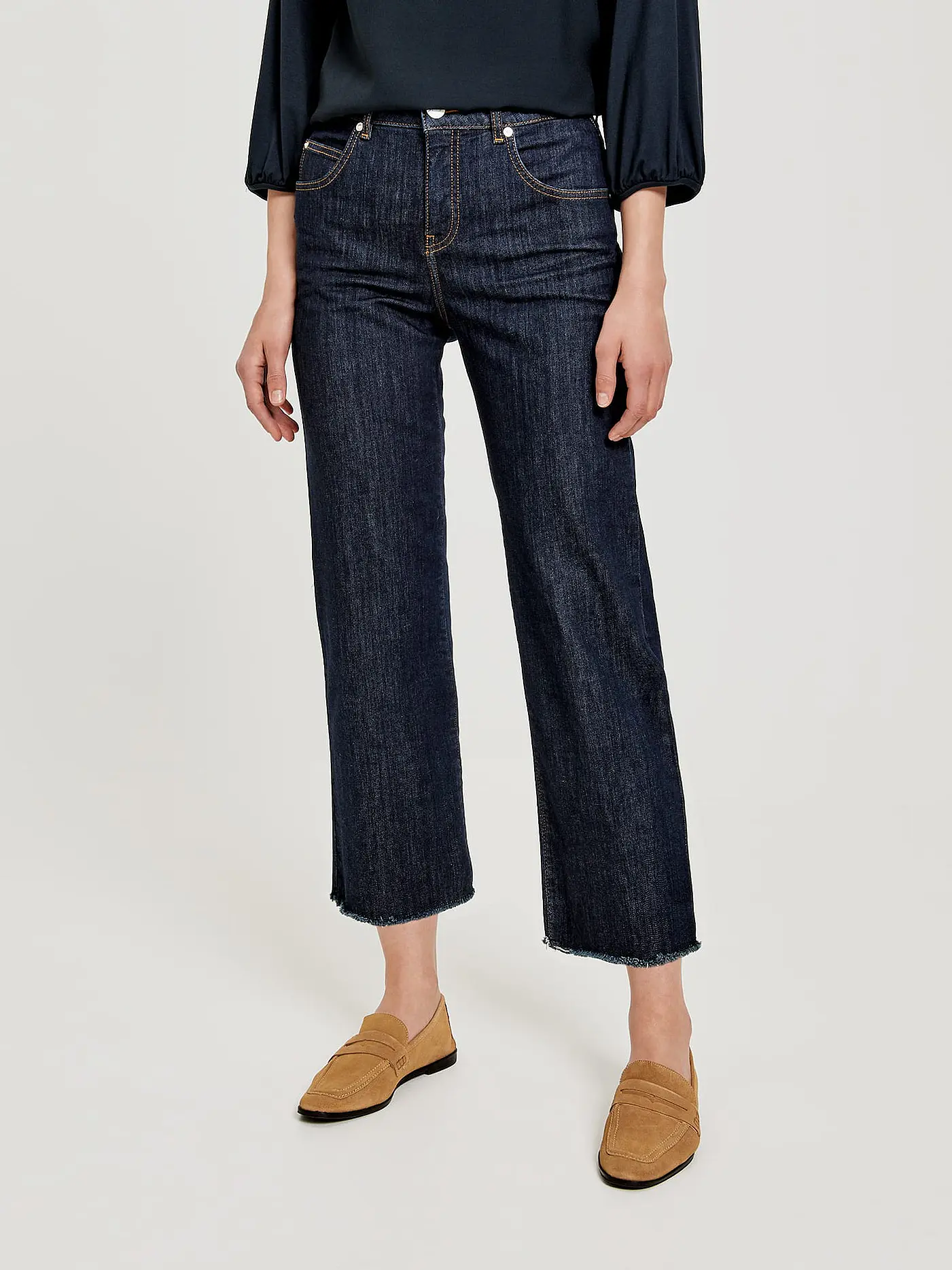 OPUS | Jeans Straight Fit Momito  | blau