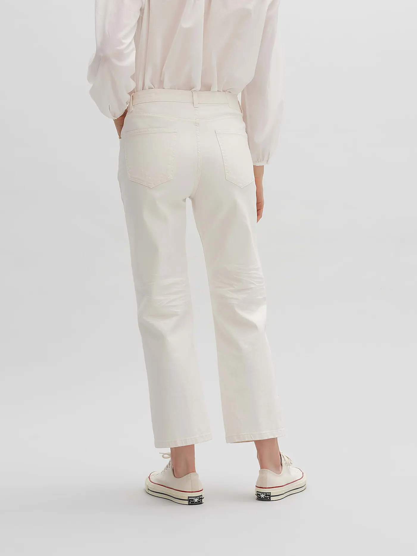 OPUS | Jeans Wide Leg LANI USED 7/8 | creme