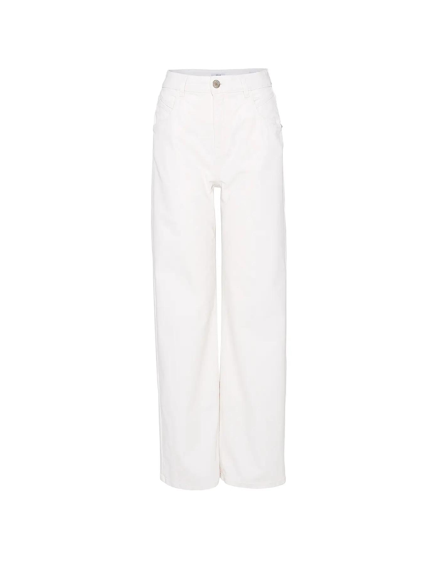 OPUS | Jeans Wide Leg MIBERTA COLOR | creme