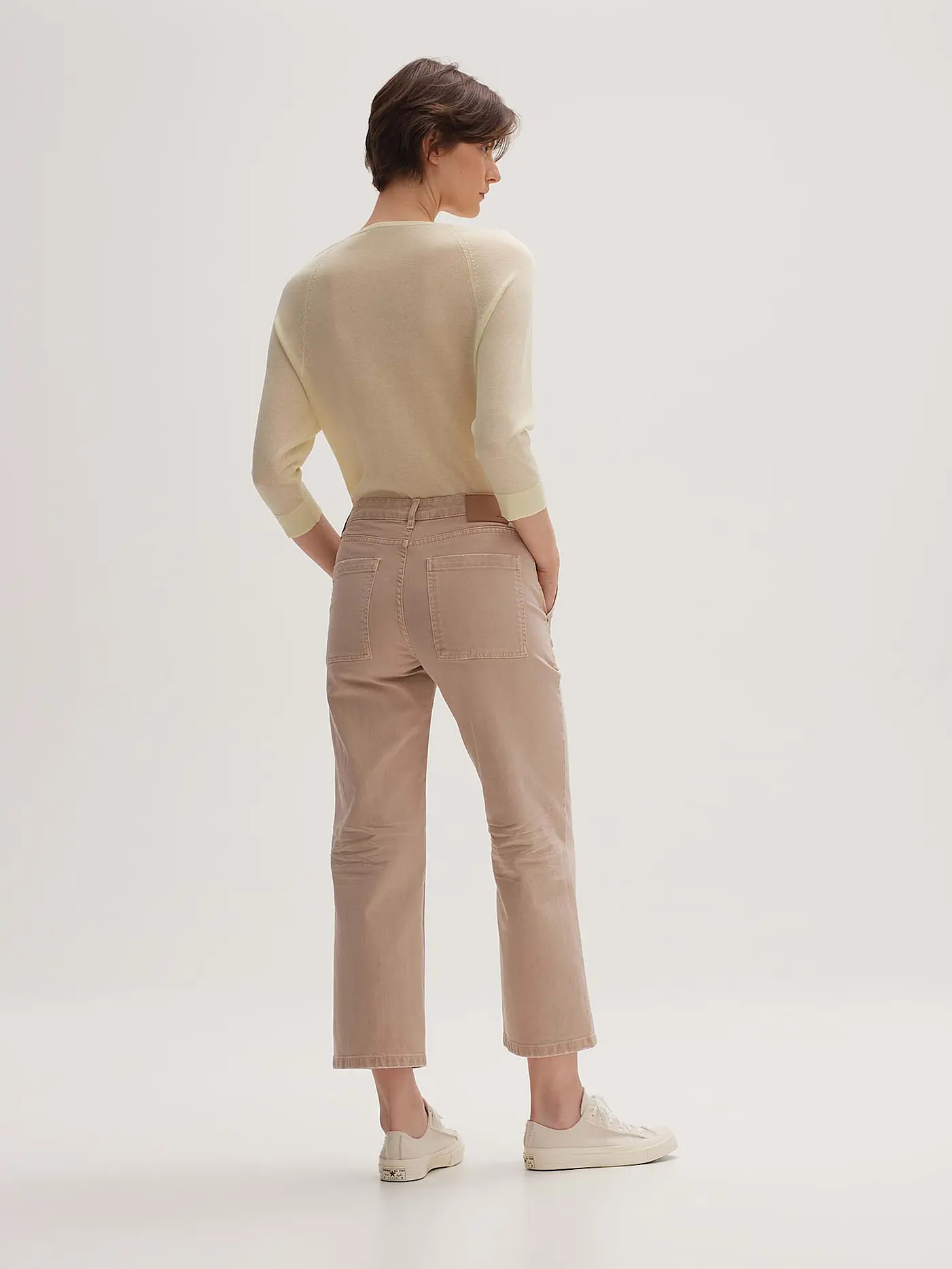 OPUS | Jeansculotte MELVIN REFRESHED | creme