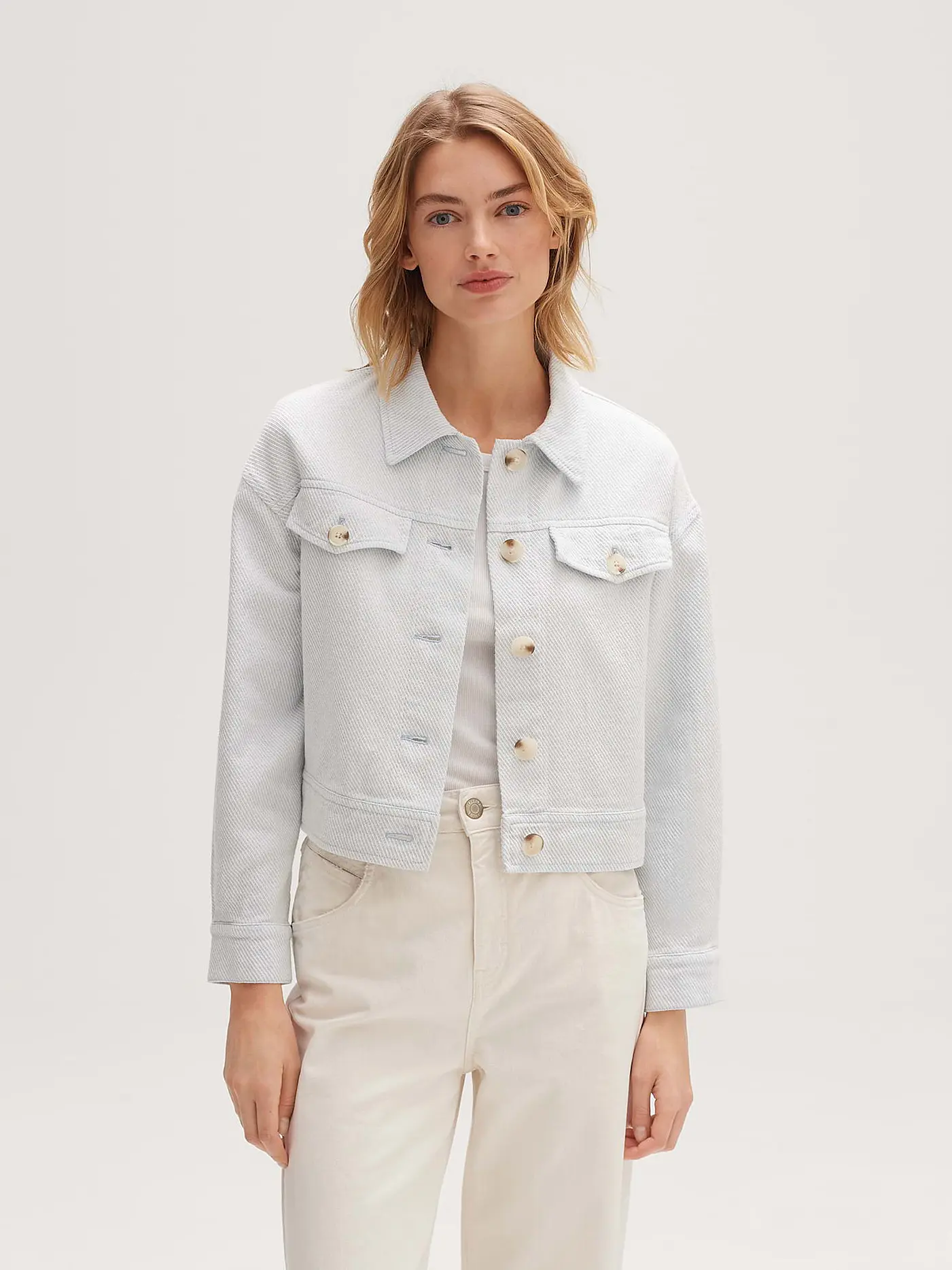 OPUS | Jeansjacke HARLI SKY | blau