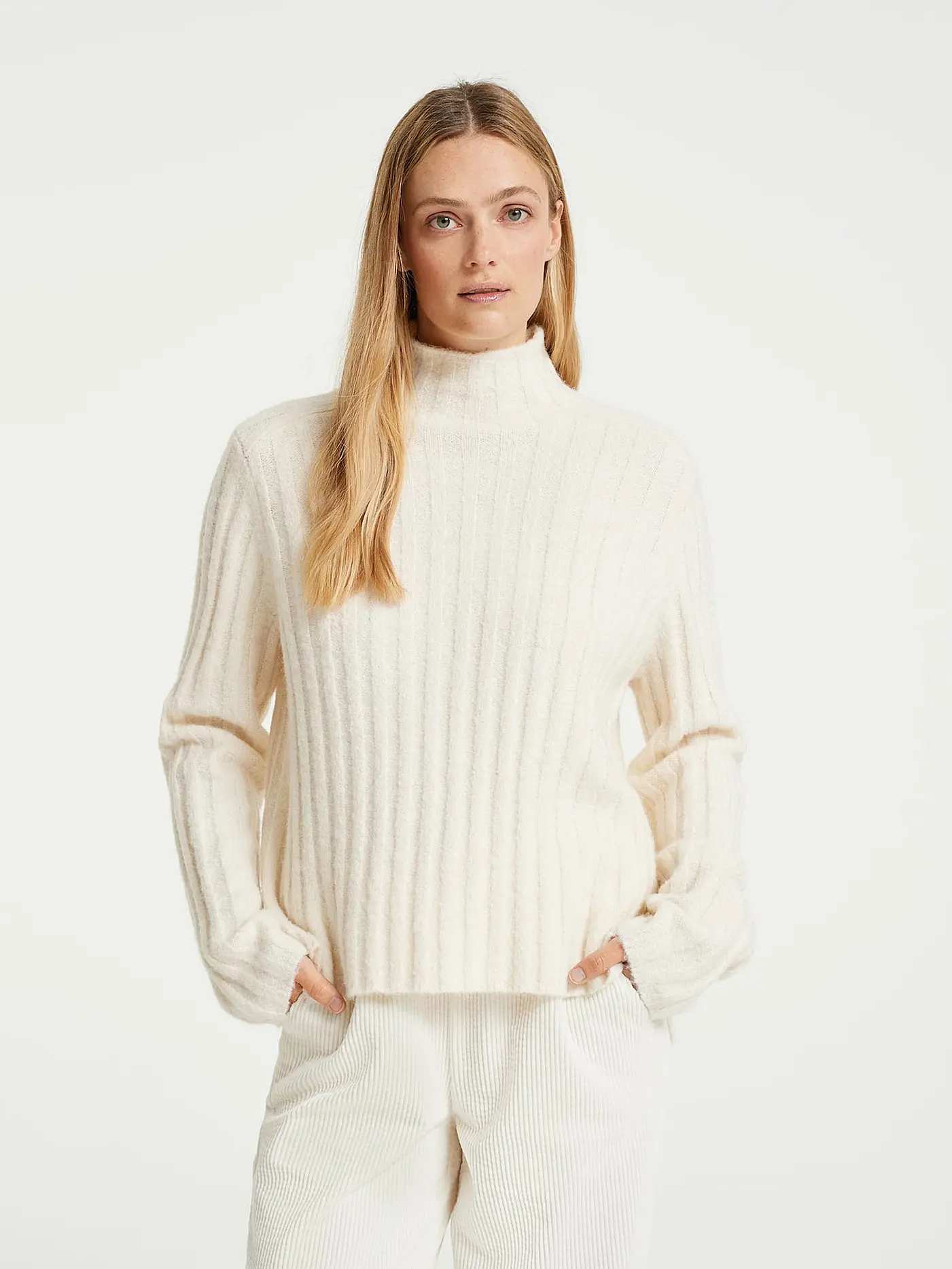 OPUS | Rollkragenpullover PALMIKE | creme