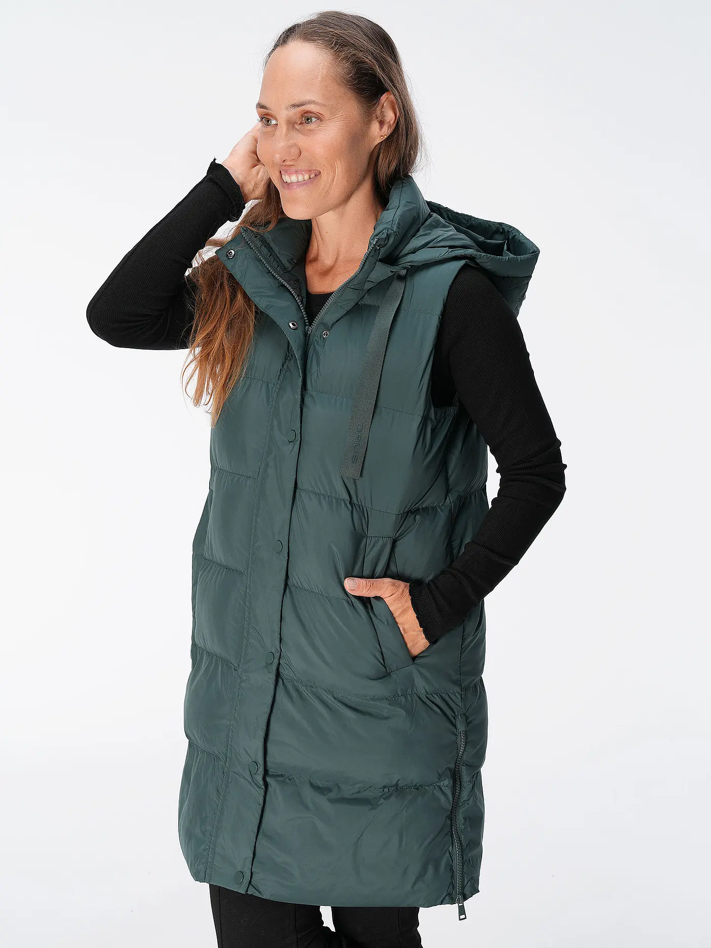 OPUS | Steppgilet WAFINA | petrol