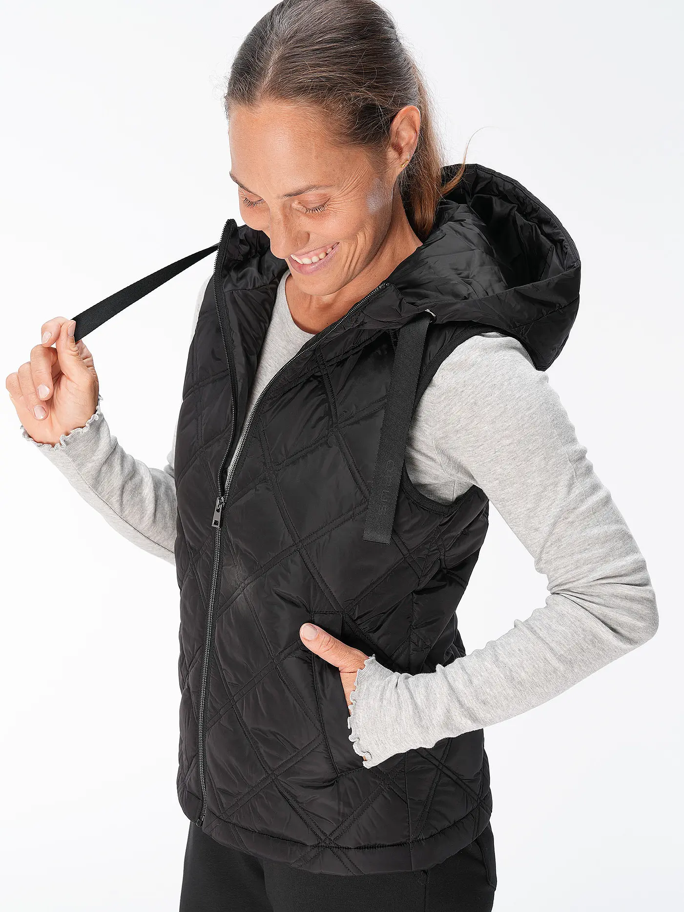 OPUS | Steppgilet WEMO | schwarz