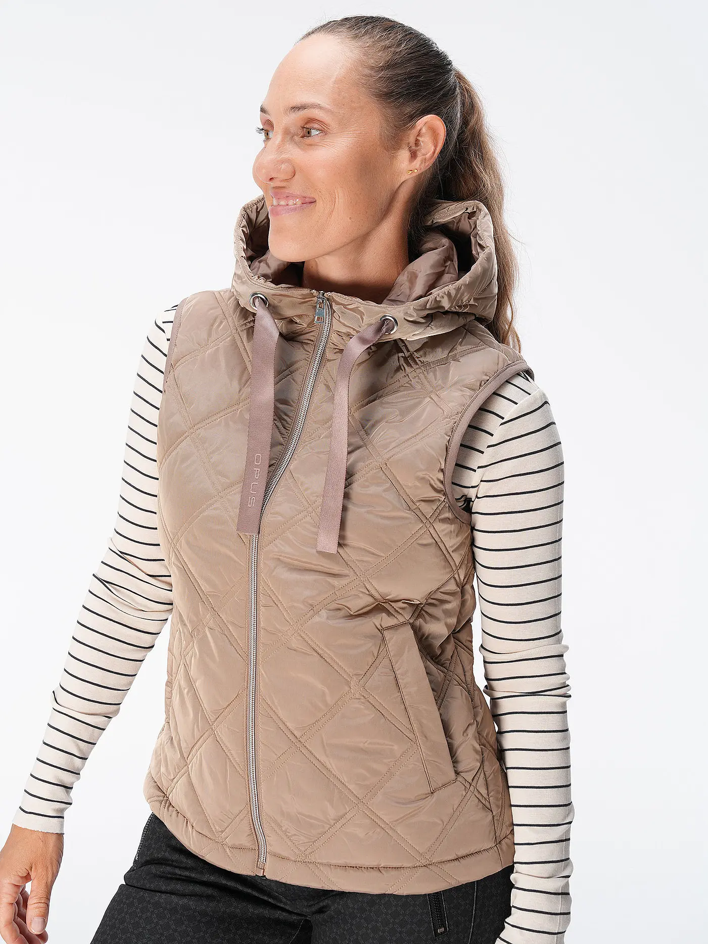 OPUS | Steppgilet WEMO | braun