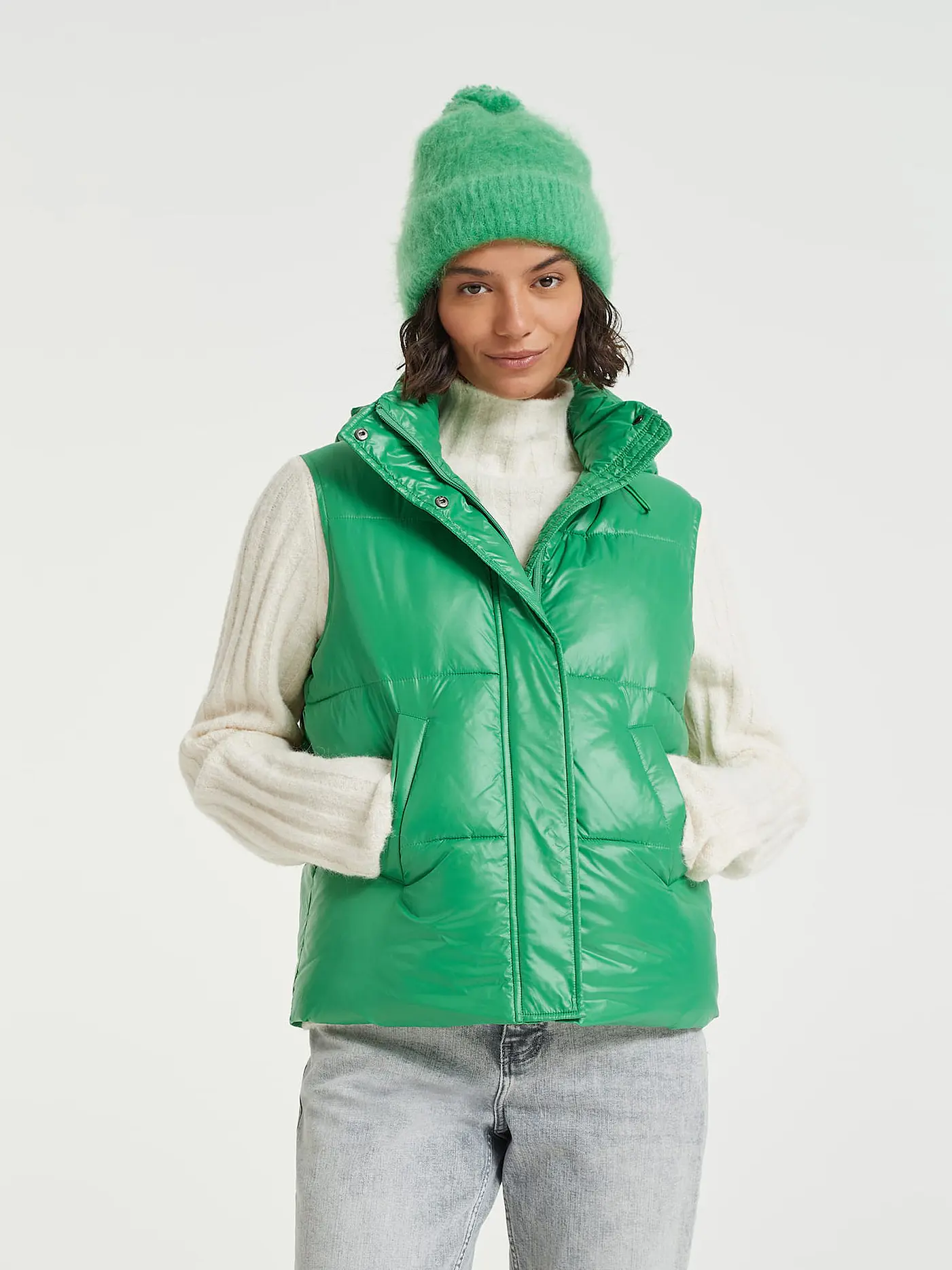 OPUS | Steppgilet WISELA INTENSITY | grün