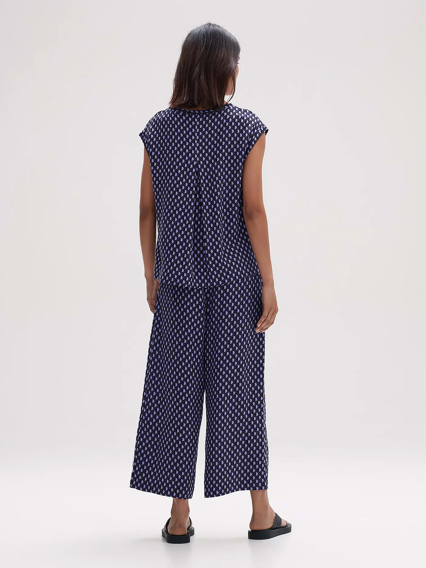 OPUS | T-Shirt FAUNI | dunkelblau