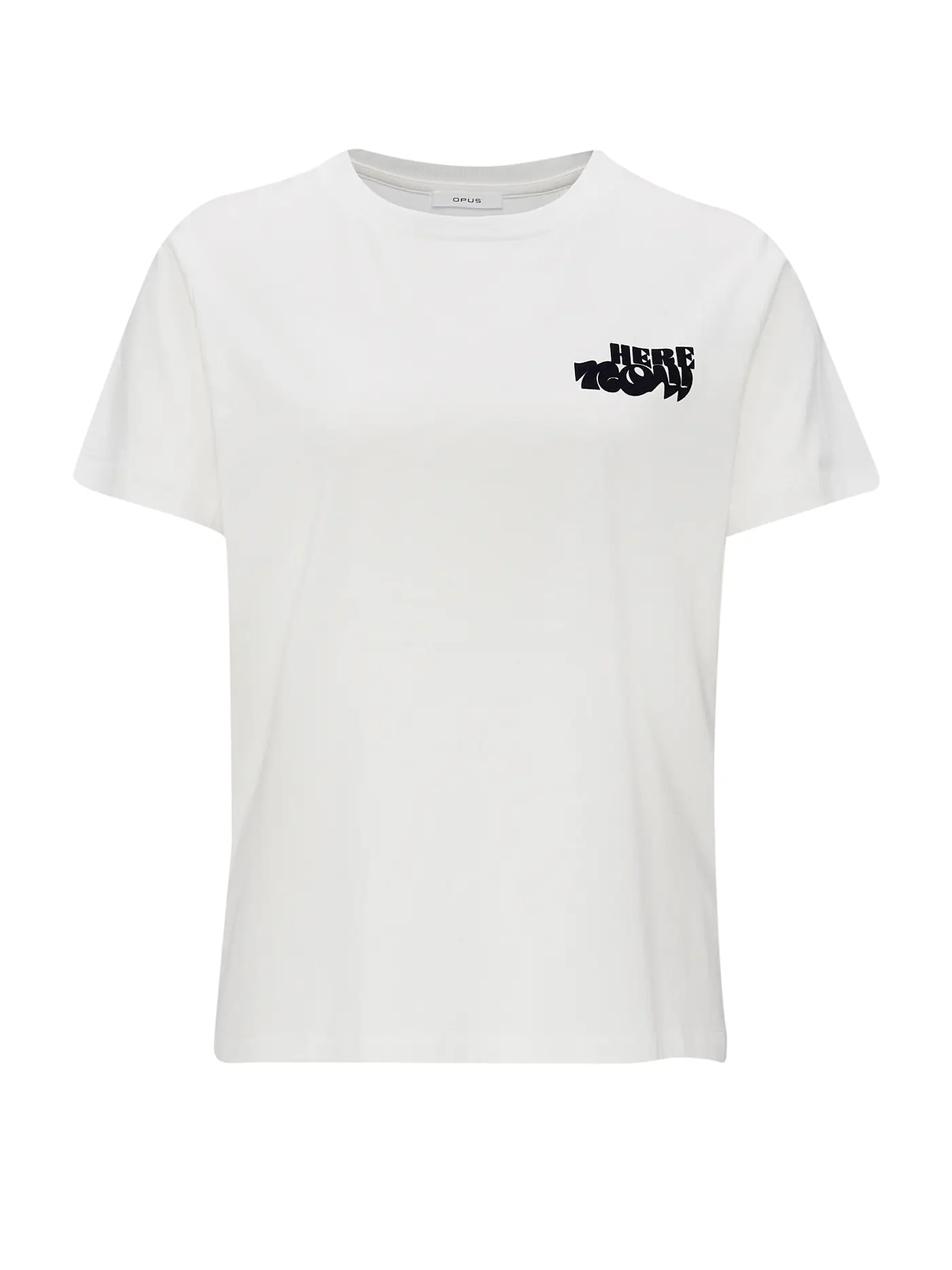 OPUS | T-Shirt SANOWA PRINT | weiss