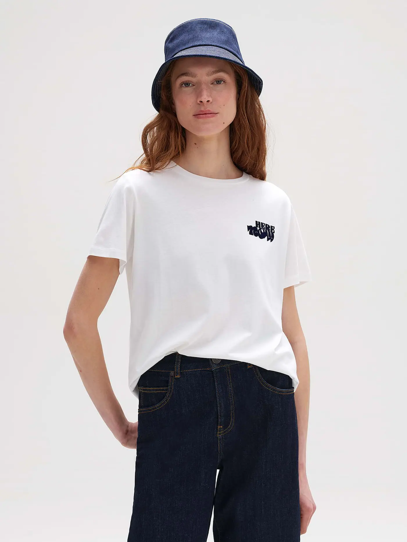 OPUS | T-Shirt SANOWA PRINT | weiss