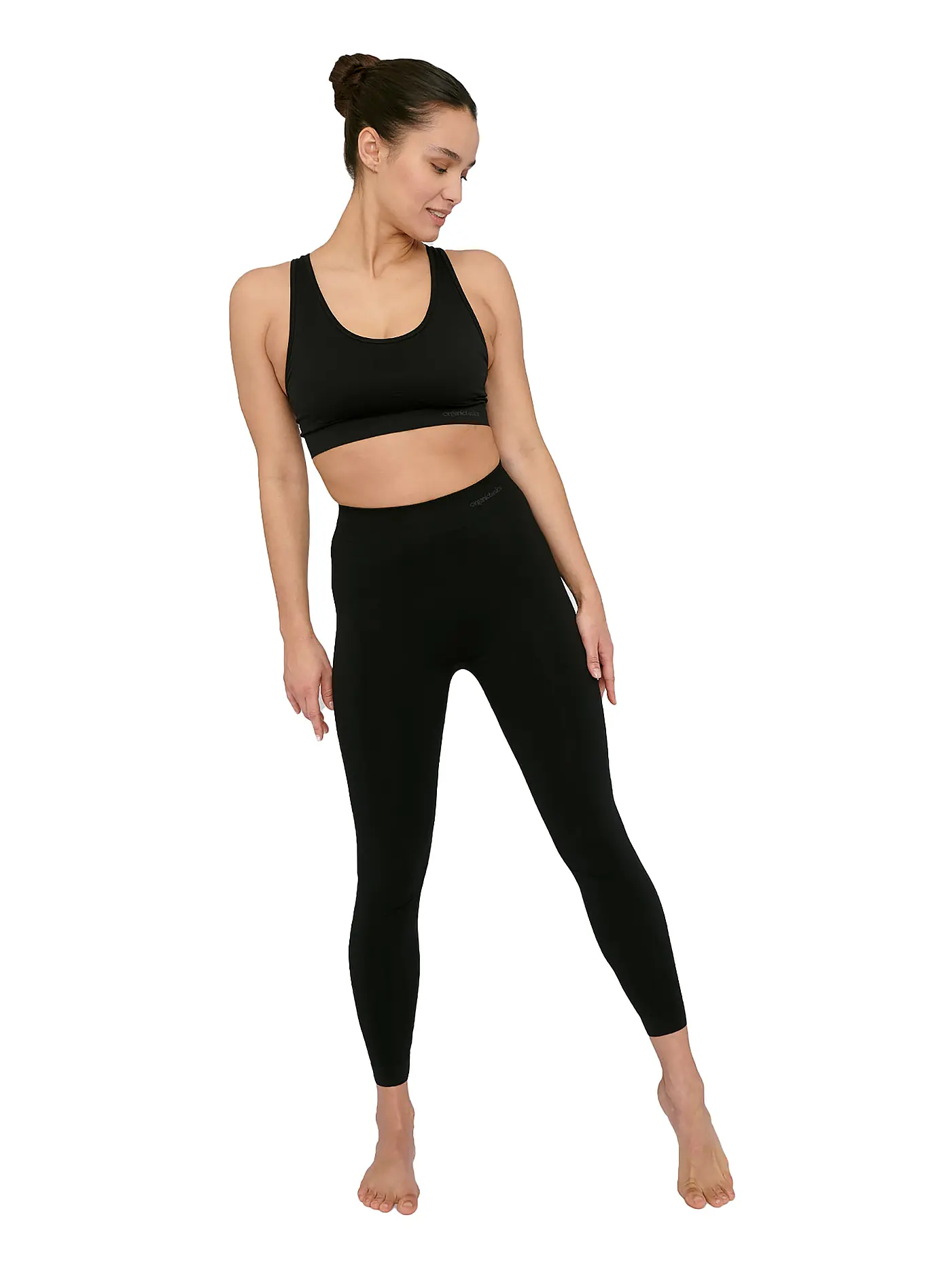 ORGANIC BASICS | Leggings  | schwarz